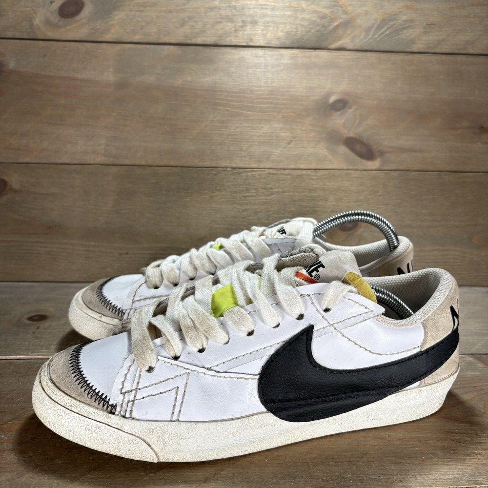 nike blazer low jumbo womens size 9.5 shoes white comfort walking sneakers